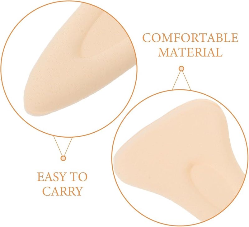 Women Camel Color Private Part Protector Pads Soft Sponge Hider Inserts for Underwear - Image 3